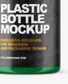 Glossy Plastic Bottle Mockup