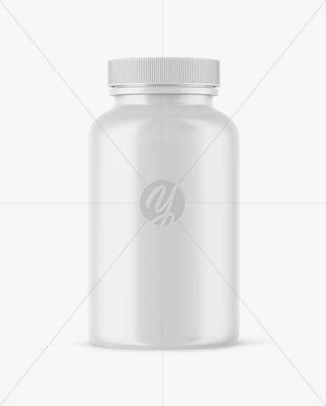 Matte Plastic Bottle Mockup