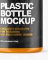 Matte Plastic Bottle Mockup