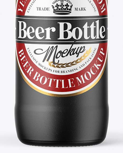 Ceramic Beer Bottle Mocku