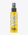 Glossy Spray Bottle Mockup