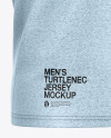 Men&#039;s Turtlenec Jersey Mockup