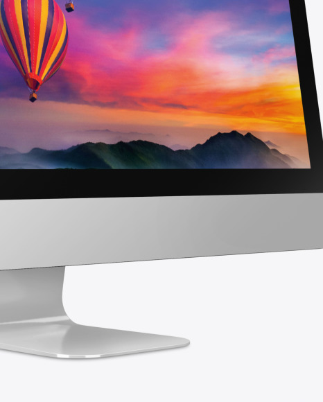 iMac Pro Mockup - Left Side View