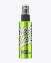 Glossy Metallic Spray Bottle Mockup Glossy Metallic Spray Bottle Mockup