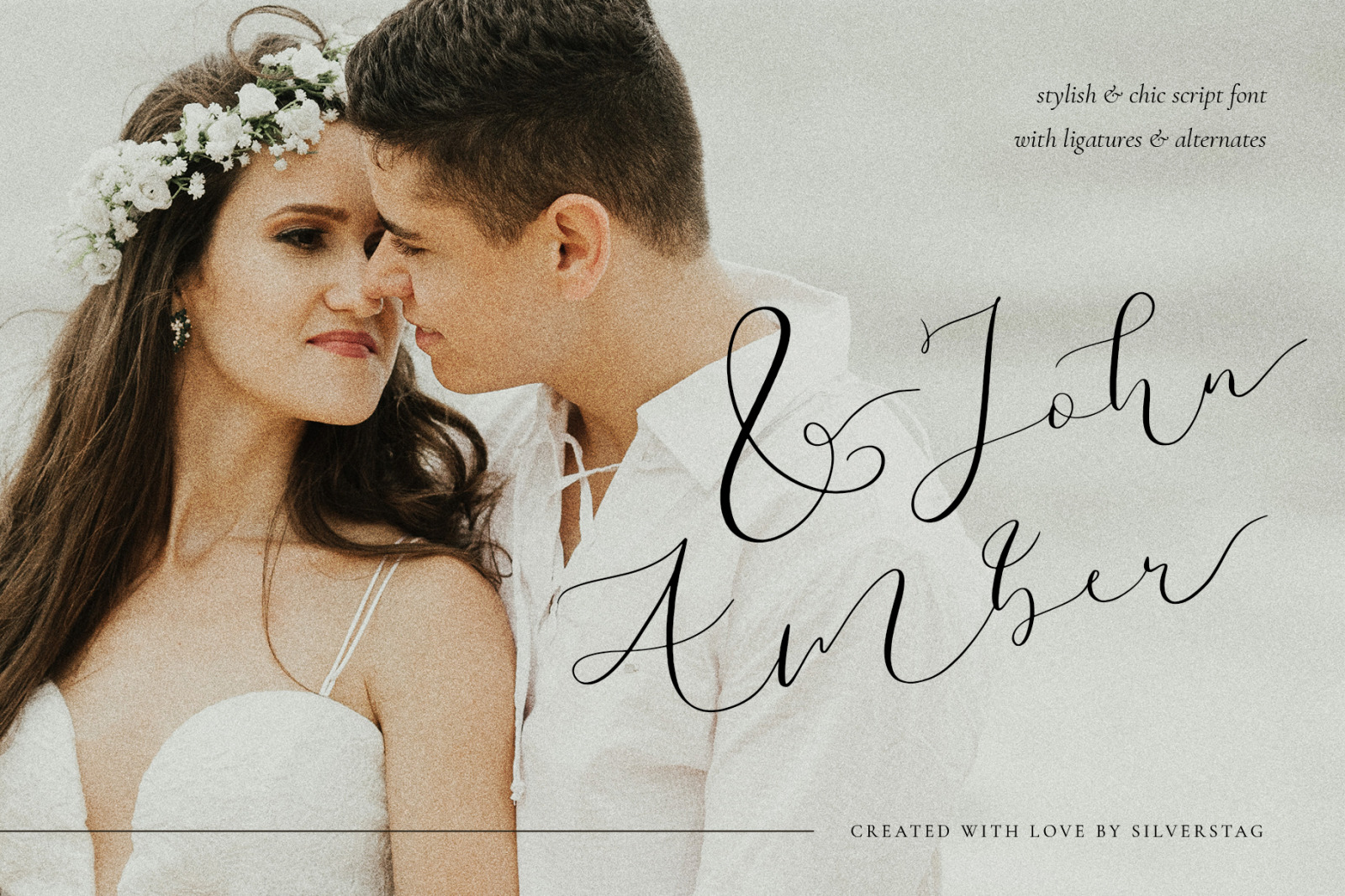 Amelie - Chic & Elegant Script Font Amelie - Chic & Elegant Script Font