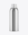 1L Metallic Bottle Mockup