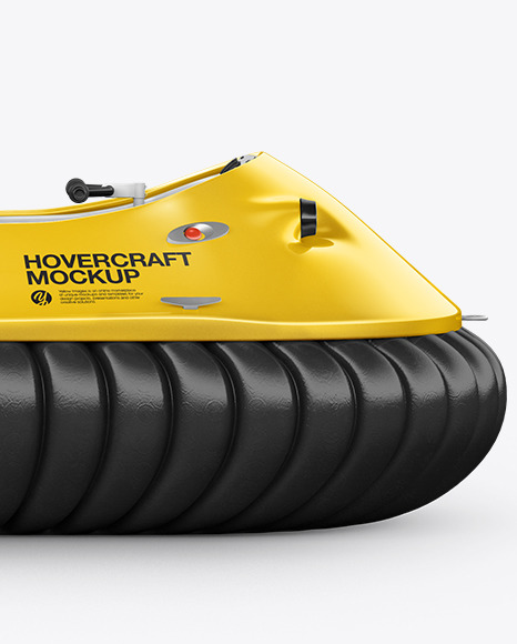 Hovercraft Mockup - Side View