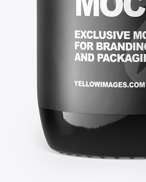 30ml Amber Glass Bottle Mockup 30ml Amber Glass Bottle Mockup