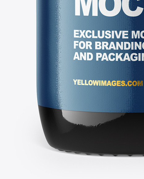 30ml Amber Glass Bottle Mockup 30ml Amber Glass Bottle Mockup