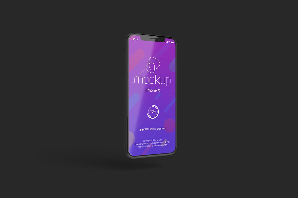 iPhone X Mockup Set iPhone X Mockup Set