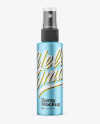 Matte Metallic Spray Bottle Mockup