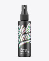 Matte Metallic Spray Bottle Mockup