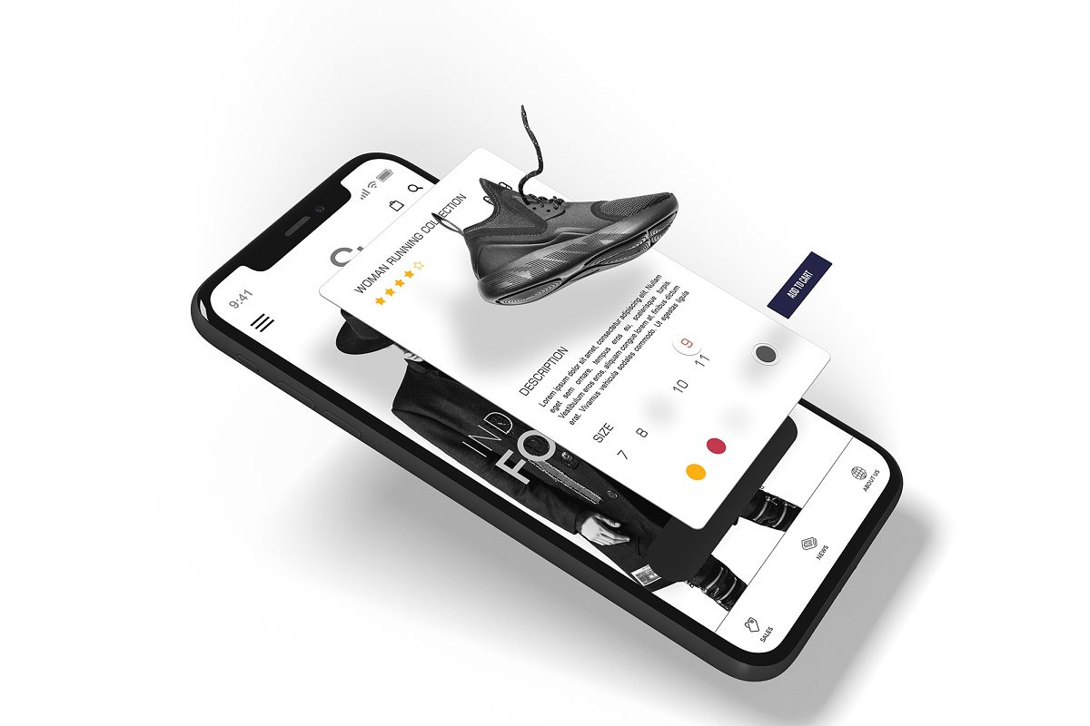 iPhone X Multilayer Mockup Set iPhone X Multilayer Mockup Set
