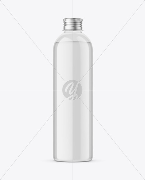 Clear Cosmetic Bottle Mockup