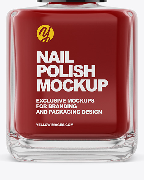 Nail Polish Bottle Mockup