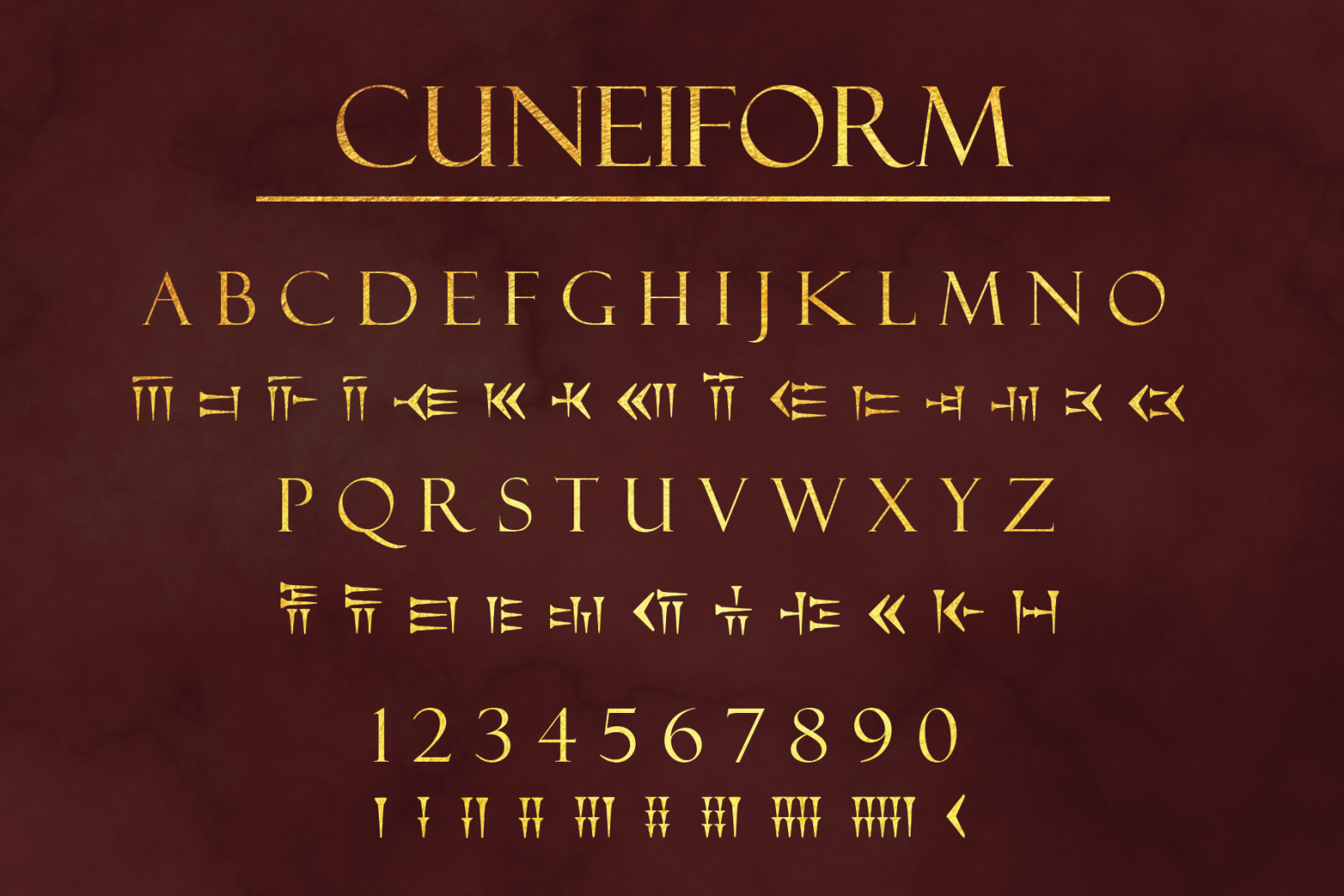 Ancient Languages Typeface Bundle