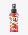 Matte Spray Bottle Mockup