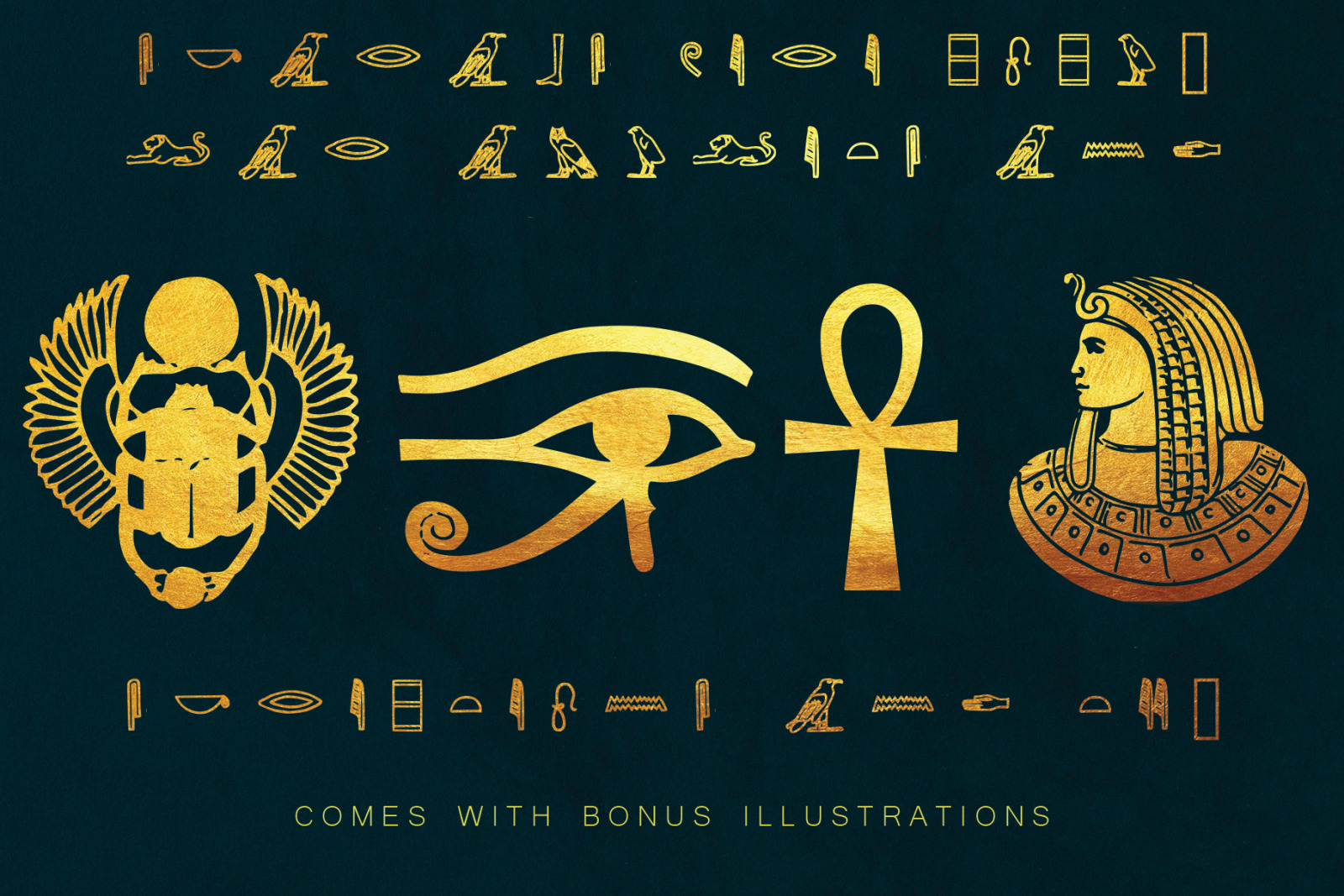 Egyptian Hieroglyph Typeface