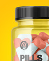 Clear Pills Bottle Mockup