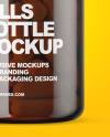 Amber Pills Bottle Mockup Amber Pills Bottle Mockup