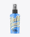 Glossy Spray Bottle Mockup