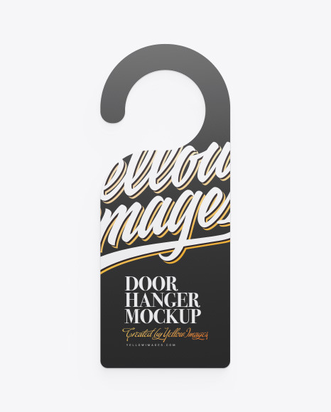 Door Hanger Mockups