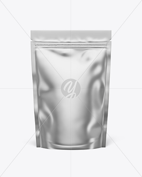 Metallic Stand-up Pouch Mockup