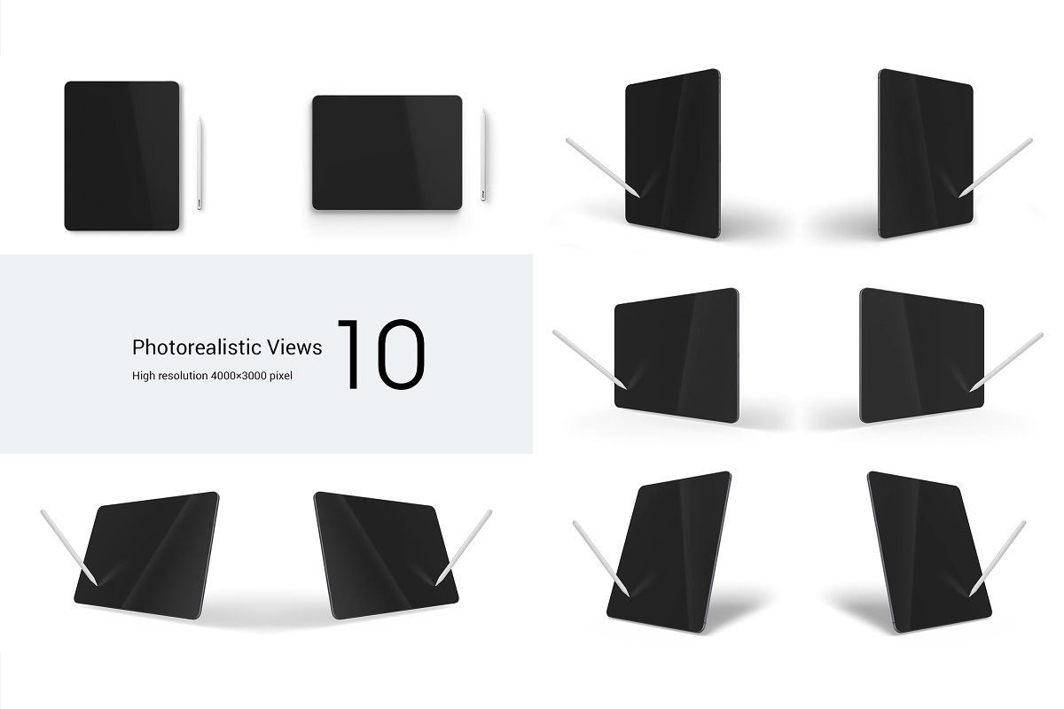 iPad Pro Mockup Set iPad Pro Mockup Set