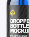 Blue Dropper Bottle Mockup