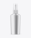 Matte Metallic Spray Bottle Mockup