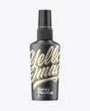 Matte Metallic Spray Bottle Mockup