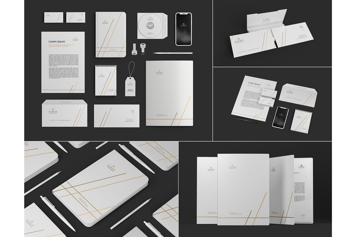 Stationery Branding Mockup Set Stationery Branding Mockup Set