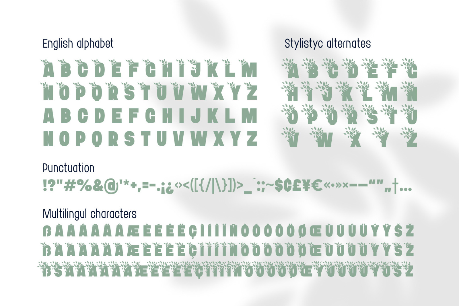 Bushman font set