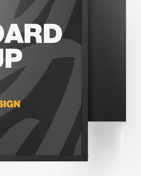 Square Signboard Mockup