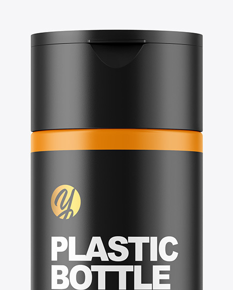 Matte Plastic Bottle Mockup