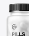 Frosted Pills Bottle Mockup