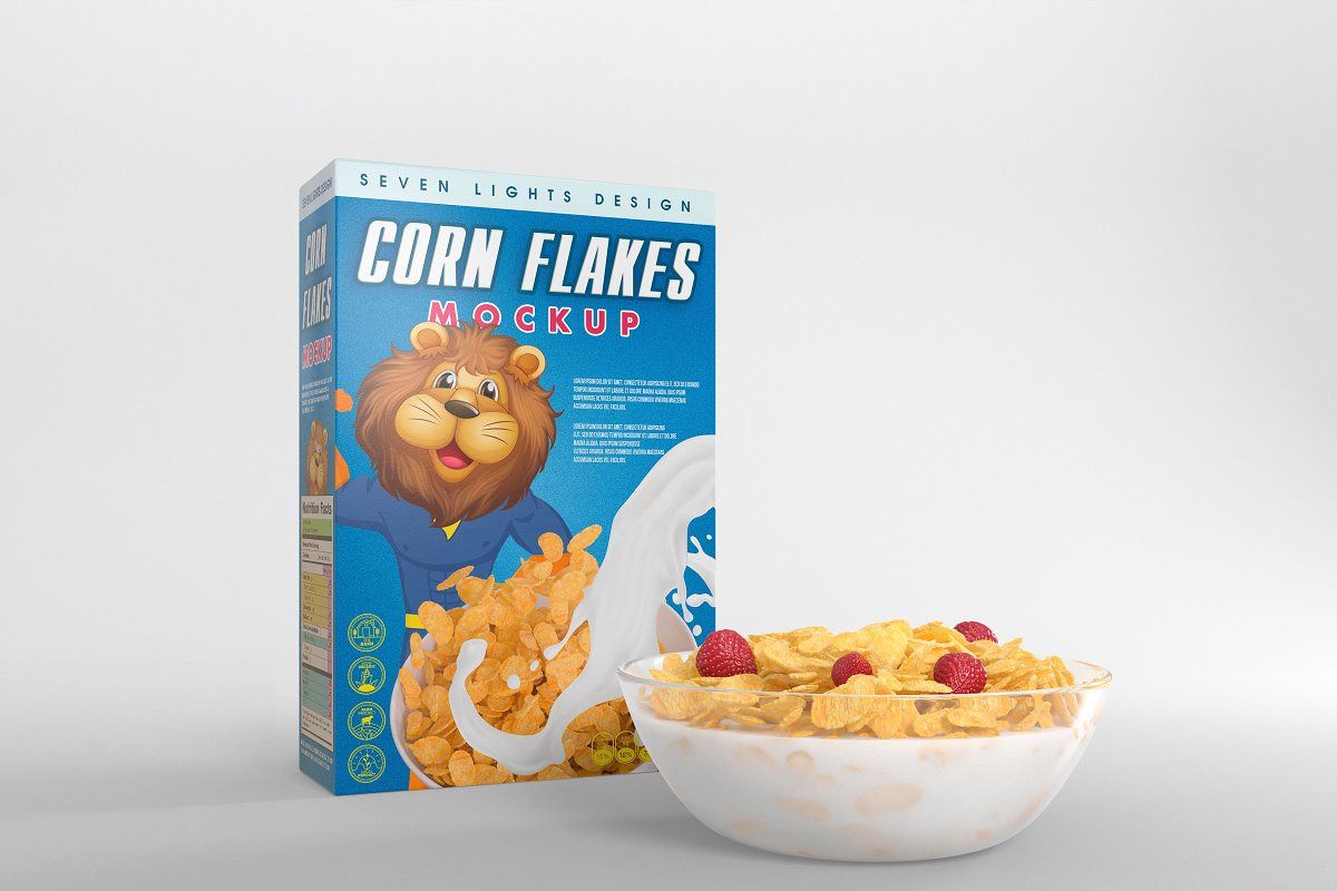 Cereal Package Mockup