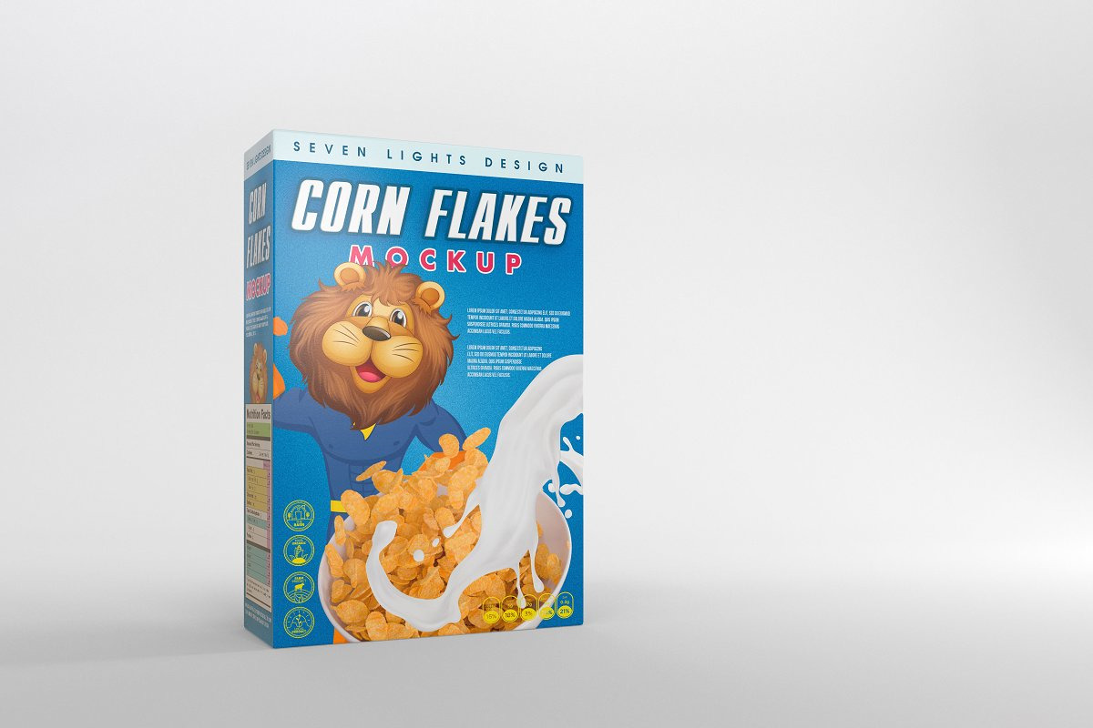 Cereal Package Mockup