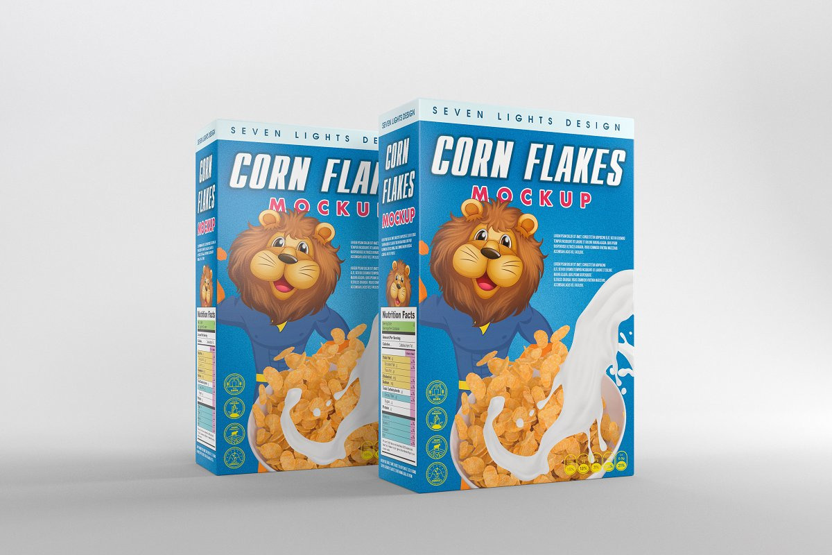 Cereal Package Mockup