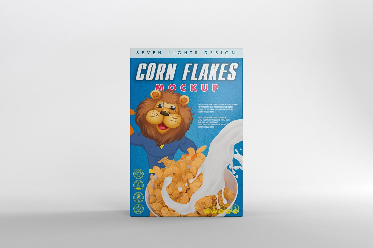 Cereal Package Mockup