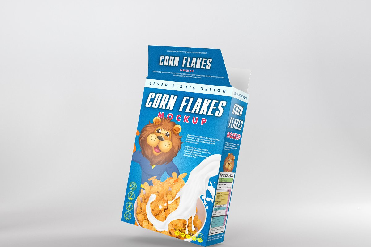 Cereal Package Mockup