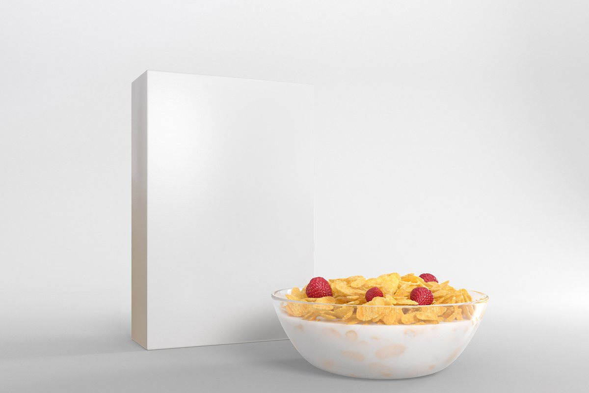 Cereal Package Mockup