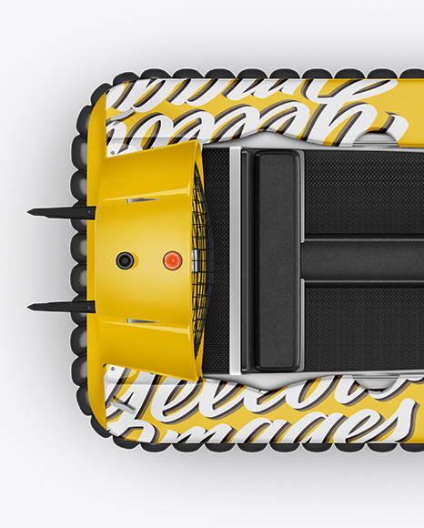 Hovercraft Mockup - Top View