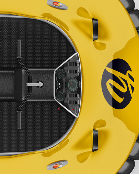 Hovercraft Mockup - Top View