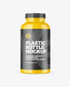 Glossy Plastic Bottle Mockup