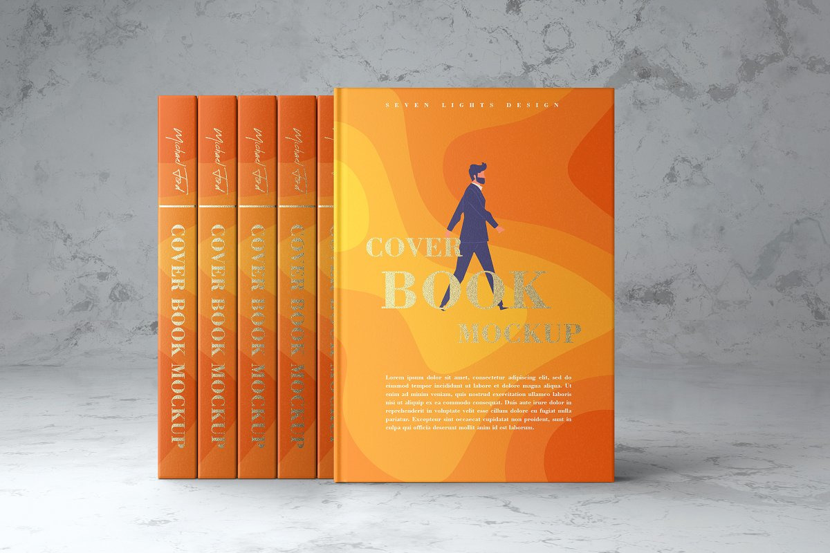 Book Cover Mockup Set