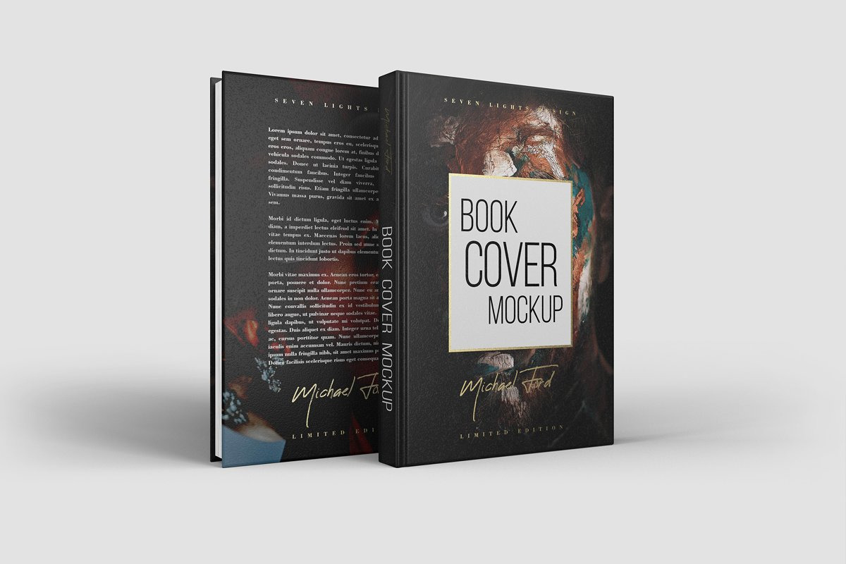 Book Cover Mockup Set