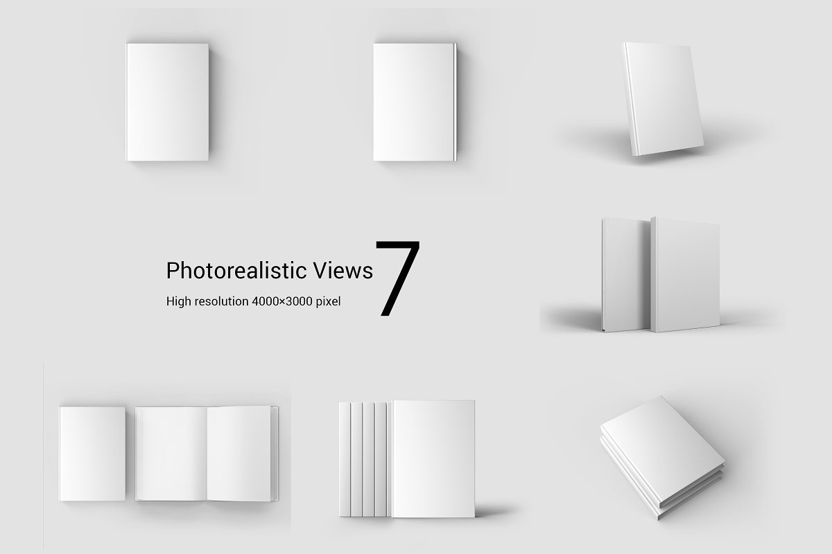 Book Cover Mockup Set Book Cover Mockup Set