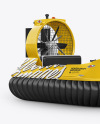 Hovercraft Mockup - HalfSide View