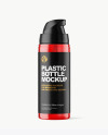 Cosmetic Bottle with Pump Mockup Cosmetic Bottle with Pump Mockup